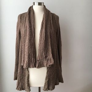 Anthropologie Brown Cozy Cardigan-S